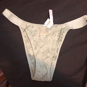 Brand new Victoria secrets, pink, soft, green panty. Size large.